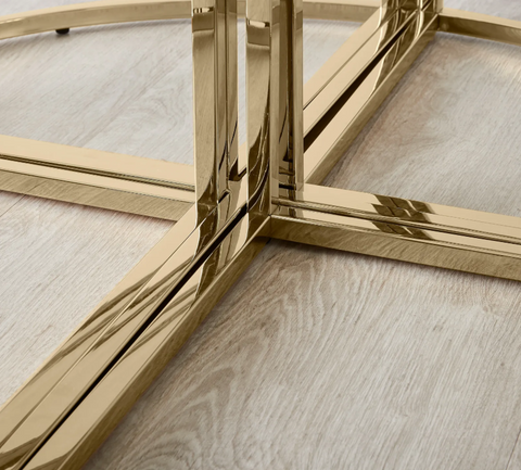 Angelica Luxe Glass Top Coffee Table Angelica Luxe Glass Top Coffee Table