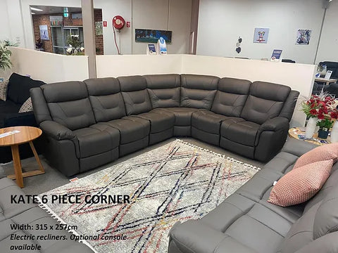 Kate 6 Piece Corner Electric Kate 6 Piece Corner Electric