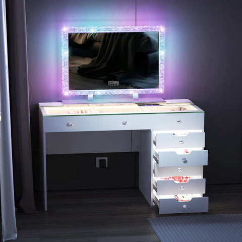 Diamond Vanity Mirror