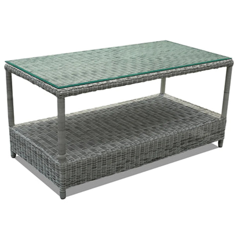 EAGLEMONT - Elegant 4 Seater Outdoor Rectangle Coffee Table Lounge Set