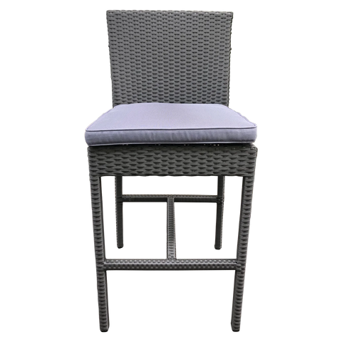 SORRENTO 5 Piece 4 Seater Outdoor Wicker Bar Set