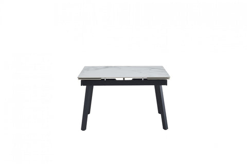 Coral Extension Dining Table Bentley White Ceramic