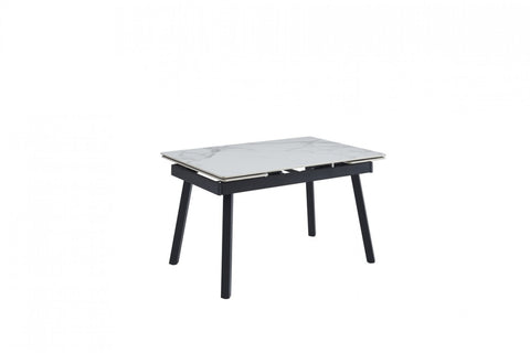 Coral Extension Dining Table Bentley White Ceramic