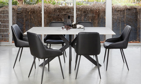 Lazio Dining Table Snow White