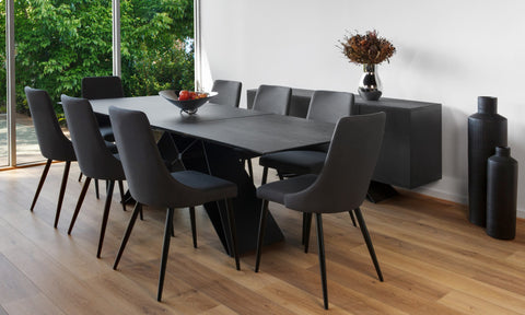 Otto Extension Dining Table Shadow Grey