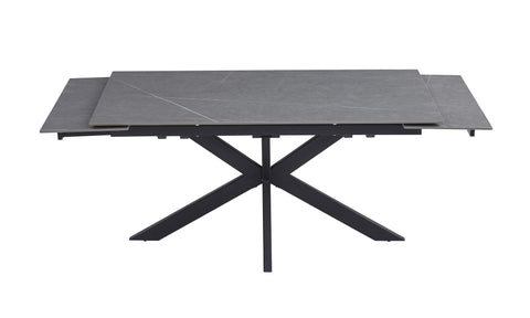 Newcastle Extension Dining Table Bulgarian Grey Ceramic