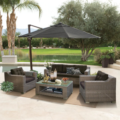 BEAUMARIS - Superior 5 Seater Wide-Armrest Lounge Garden Set