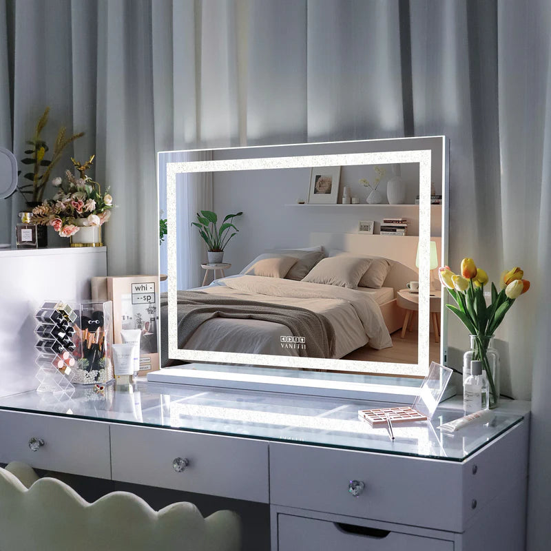 Hollywood led strip Music Mirror