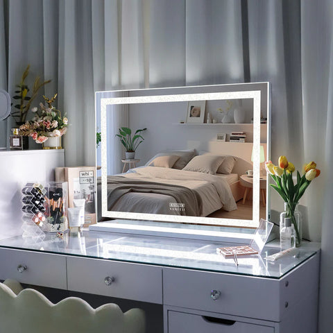 Hollywood led strip Music Mirror