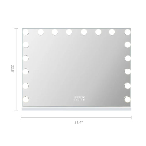 Mary Hollywood Vanity Mirror with RGB and Bluetooth Speaker- 18 Dimmable LED Bulbs