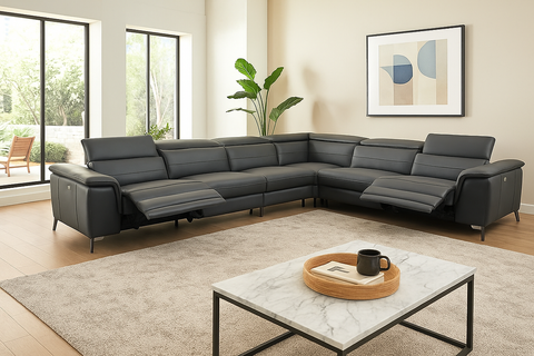 Zeta Large recliner Corner lounge