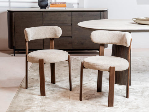 CARMO DINING CHAIR BEIGE