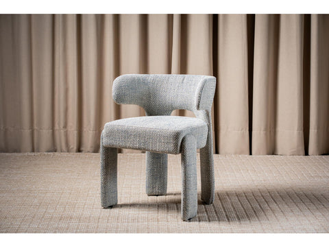 GENEVA DINING CHAIR BLUE GREY