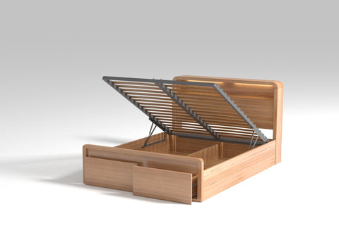 Jade  lift up bed with drawers & lights and USB port messmate