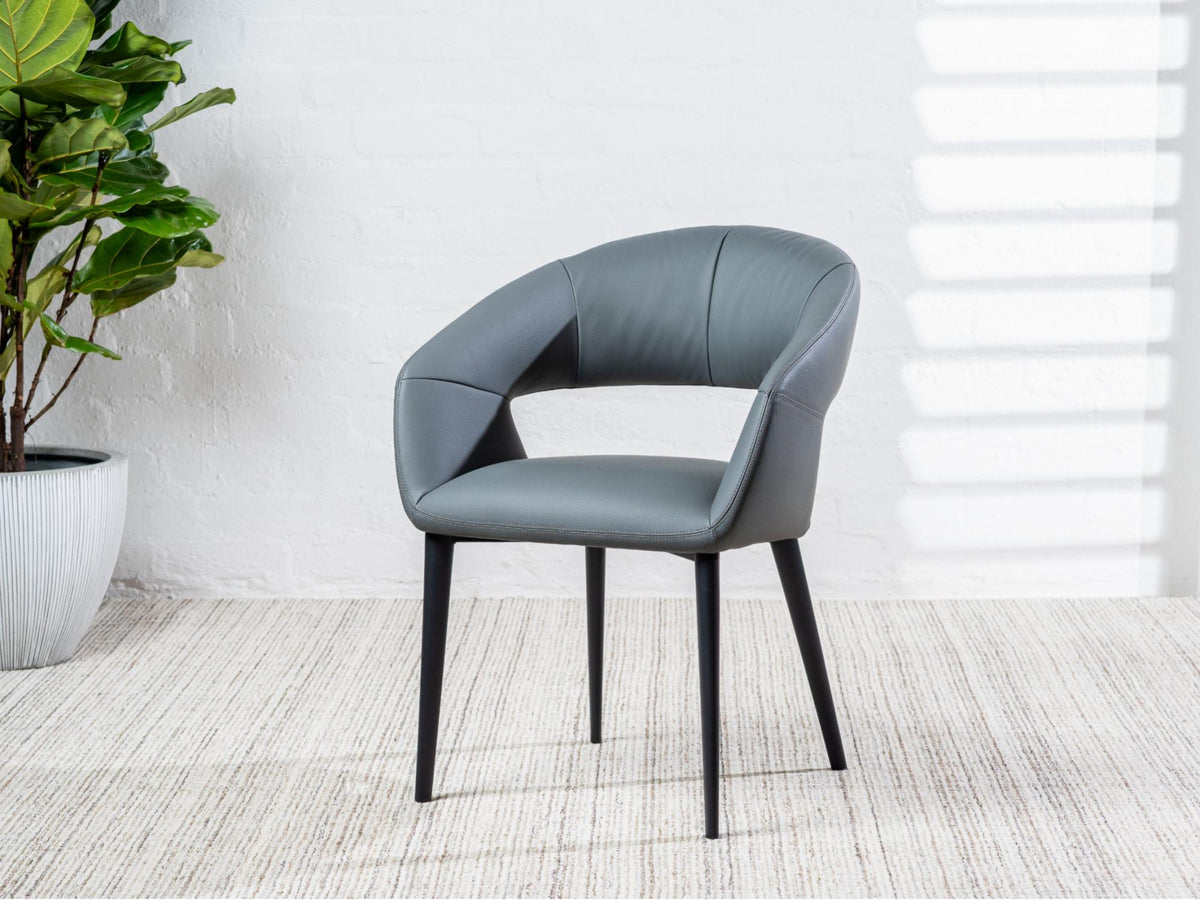LONDON DINING CHAIR CHARCOAL