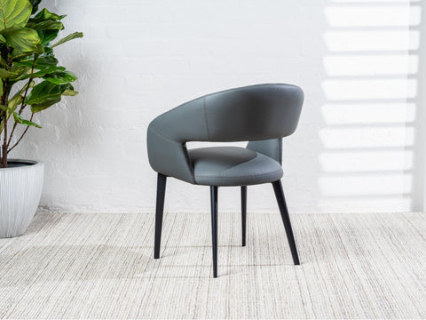 LONDON DINING CHAIR CHARCOAL