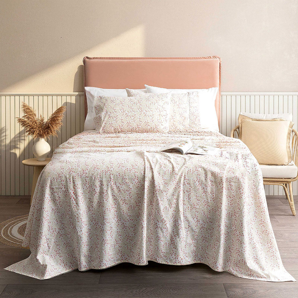 Park Avenue 175 GSM Egyptian Cotton Flannelette Printed Sheet Set