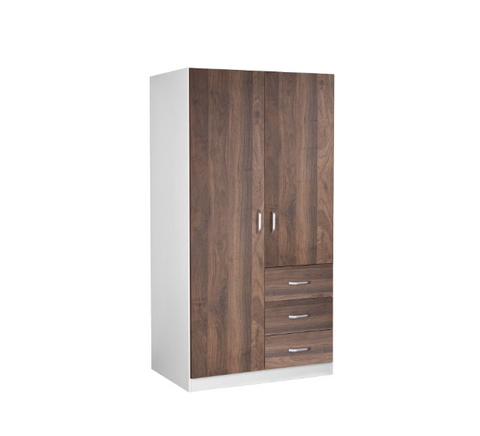 2 Door 3 Draw Wardrobe