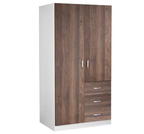 2 Door 3 Draw Wardrobe
