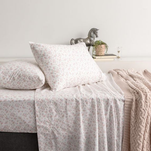 Renee Taylor Organic Cotton Printed Patterned Sheet Set - Disp End of June