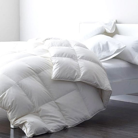 Renee Taylor Classic 50% White Duck Feather and Down Quilt