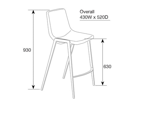 HUDSON BARSTOOL