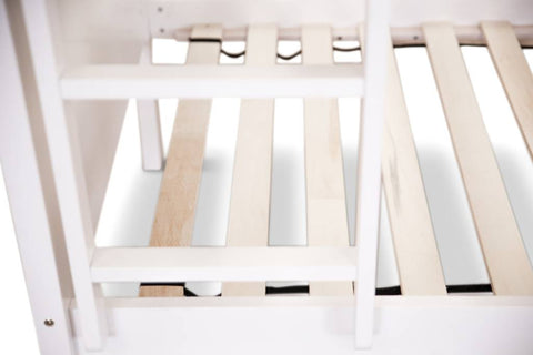 WELLING SINGLE OVER SINGLE BUNK BED-WHITE(3 CNTS)
