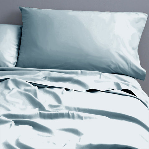Park Avenue 500 Thread Count Natural Cotton Sheet Set Queen Duck Egg