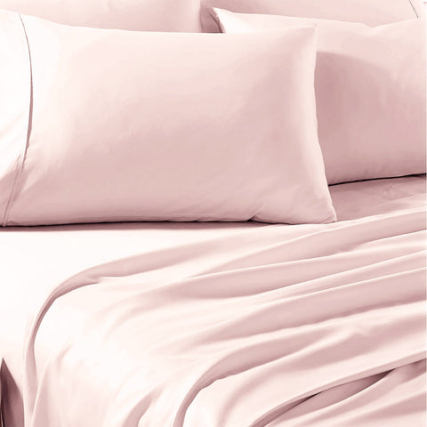 Renee Taylor 1500 Thread Count Premium Cotton Blend Sheet sets King Blush