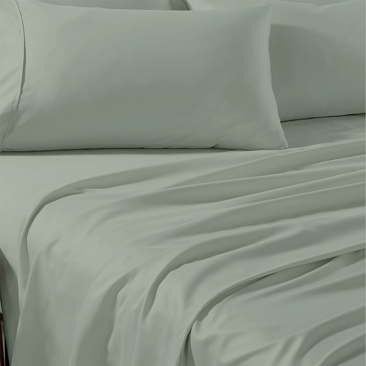 Renee Taylor 1500 Thread Count Premium Cotton Blend Sheet sets King Sage