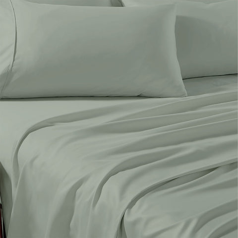Renee Taylor 1500 Thread Count Premium Cotton Blend Sheet sets King Sage