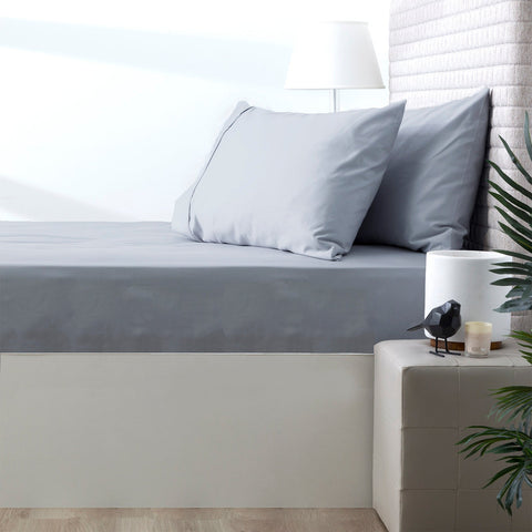 Park Avenue 500 Thread Count Natural Cotton Combo Set King Light Grey