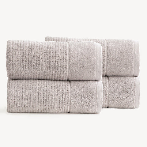Renee Taylor Cambridge 650 GSM Textured 4 Pack Bath Sheet Pumice Stone