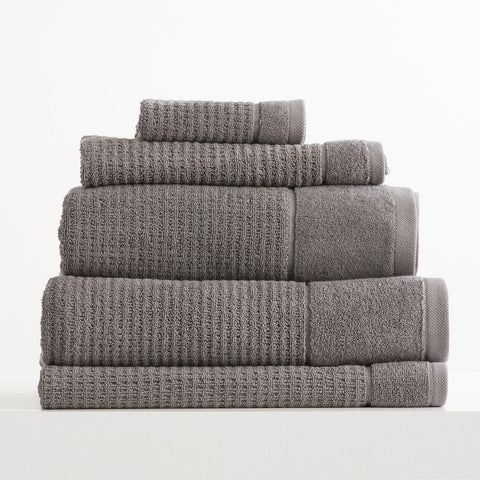 Renee Taylor Cambridge 650 GSM Textured 5 Piece pack Fossil